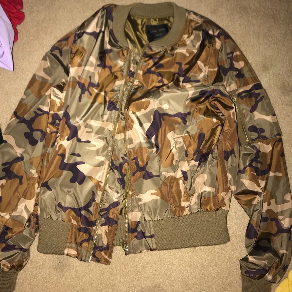 Camo Bomber Jacket!